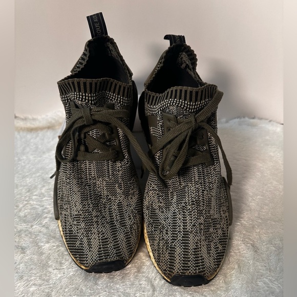 adidas Other - Adidas Green and Black Sneakers with Knit Upper 🖤🌴